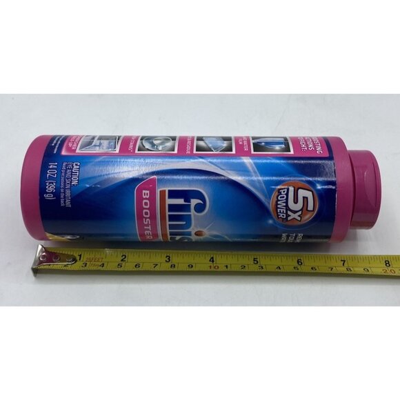 Finish Hard Water Booster Powder 14 Ounces Hard Water Lemon Sparkle - Picture 9 of 9